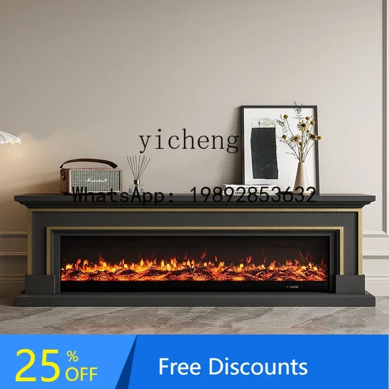 BB Light Роскошный современный камин из цельного дерева