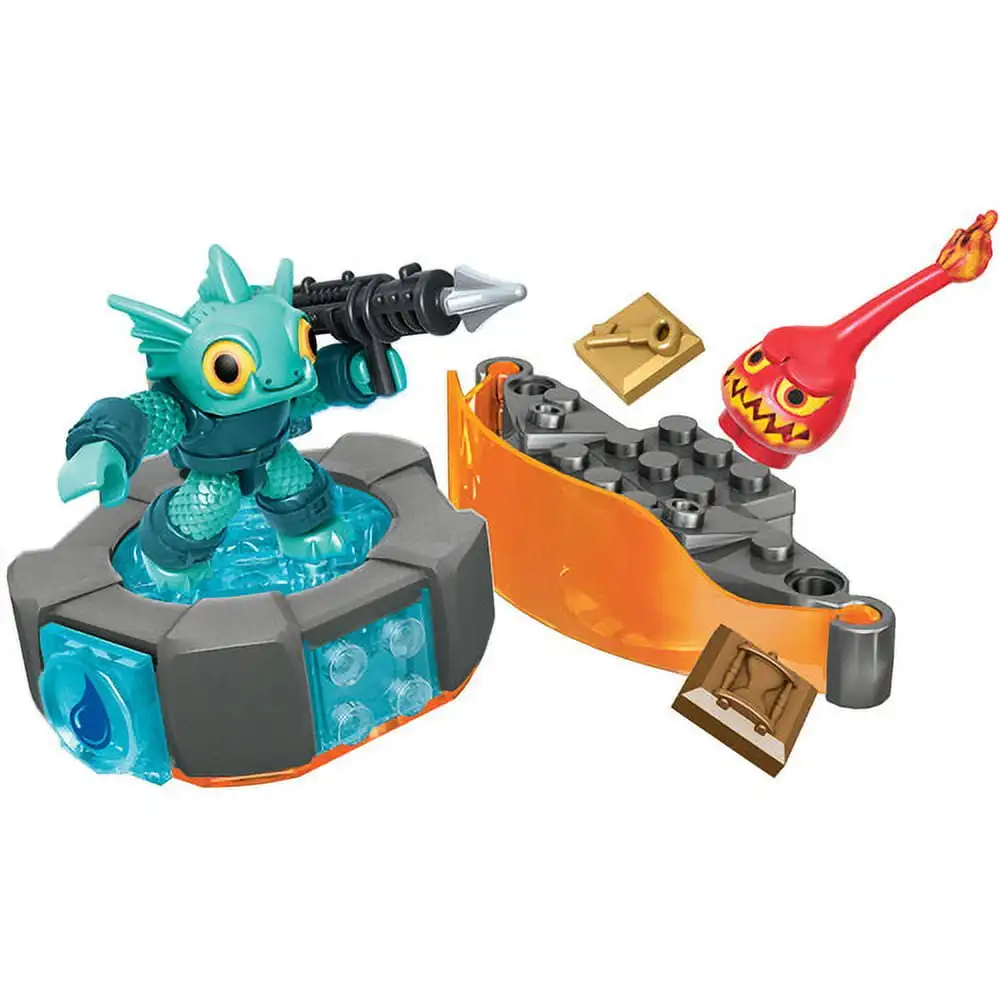 Mega Bloks Skylanders Series Eruptor's Battle Portal Gill Grunt's Stump Smash Stump Smash Action Figure Collectible Figurines