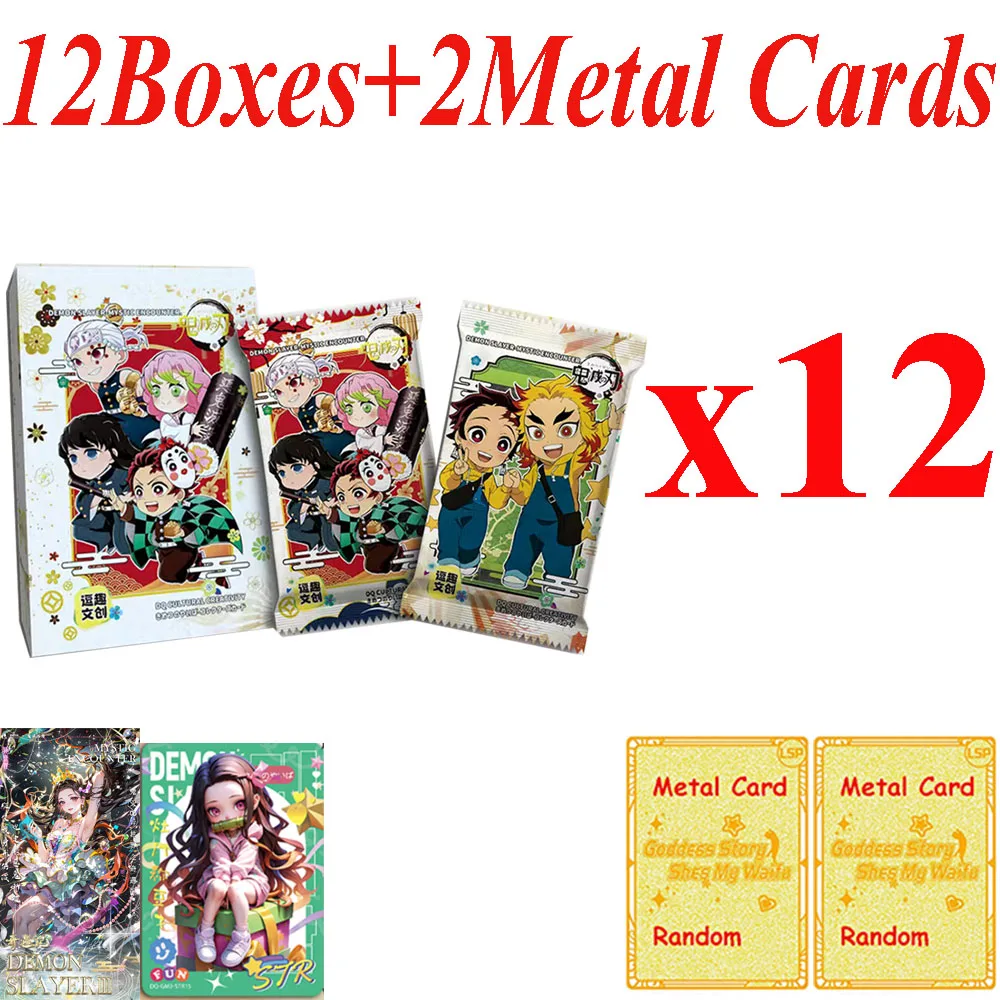 Wholesale Demon Slayer Cards Douqu Wave 3 The Adventure Chronicles of Another World Anime Nezuko Diamond Flash SSP SP Cards Toy