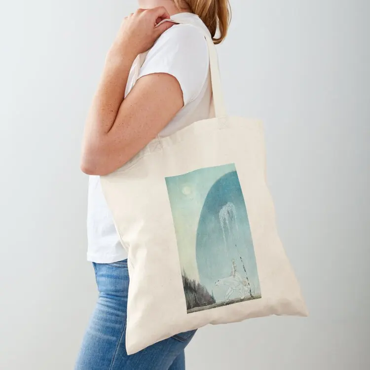 

Kay Rasmus Nielsen - East of the sun and west of the moon pl 02 1922 Tote Bag woman shopping bag Canvas bag for women female