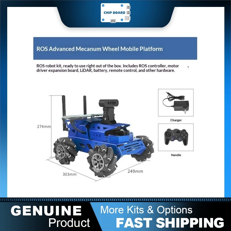 XIAO R Jetson Nano ROS Robot Car LiDAR SLAM 3D Vision Robotic Arm Development Kit