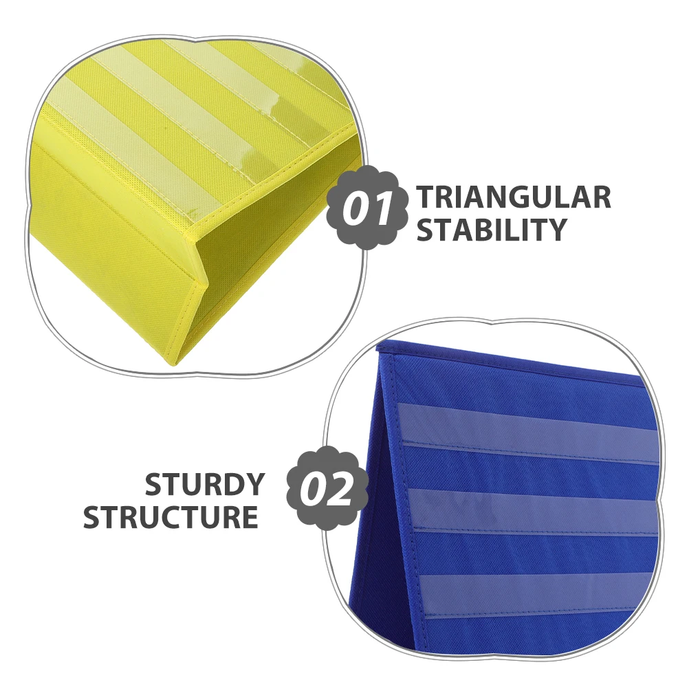 2 PCS Card Insert Teaching Aids Educational Pocket Chart Classroom Display Math Portable Desktop Stand Slot Jobs Child