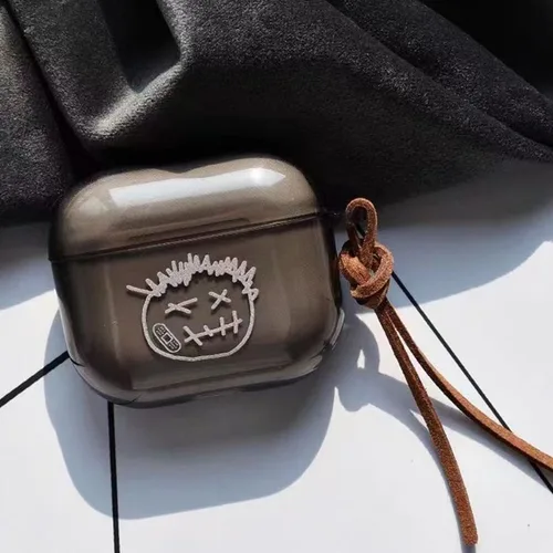 Imagen 2 del producto Funda translúcida Travis TS para Apple Airpods 4 1 2 3 protección auriculares inalámbricos para Airpods Pro2 funda para auriculares a prueba de golpes