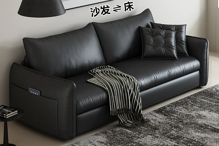 

Fold-out sofa bed living room