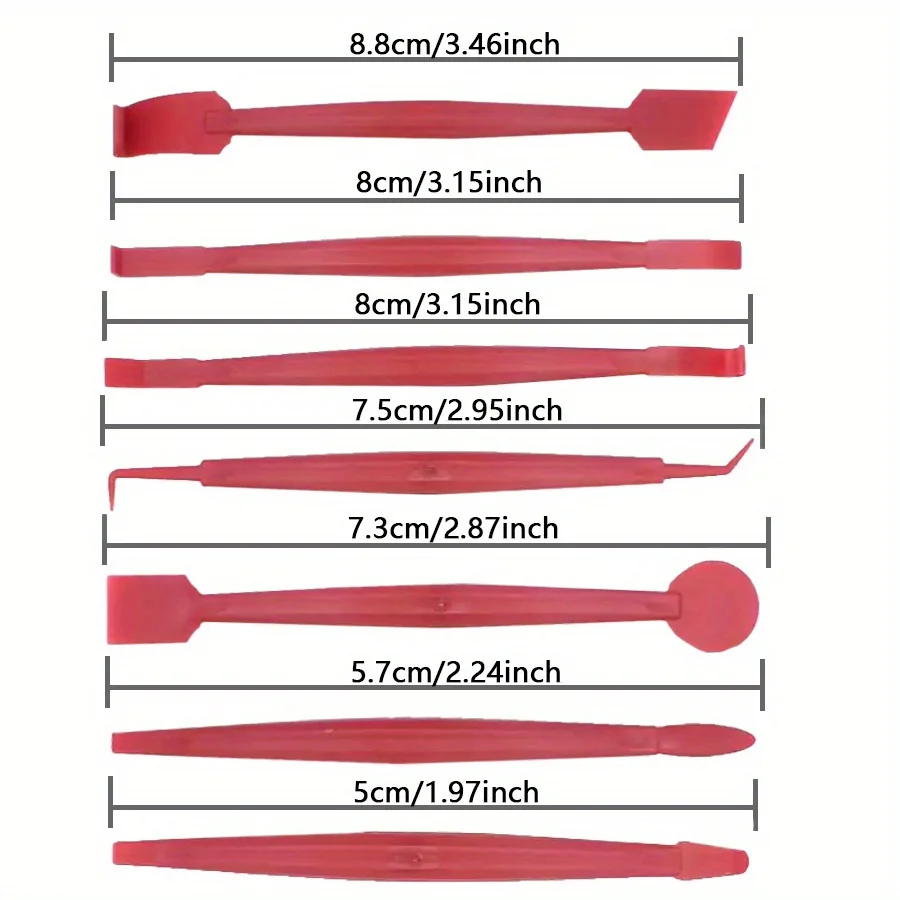 Car Wrapping Vinyl Tool Kit Window Film Tint Tools Car Wrap Sticks Edge Trimming Squeegee Tinting Felt Edge Squeegee image 3