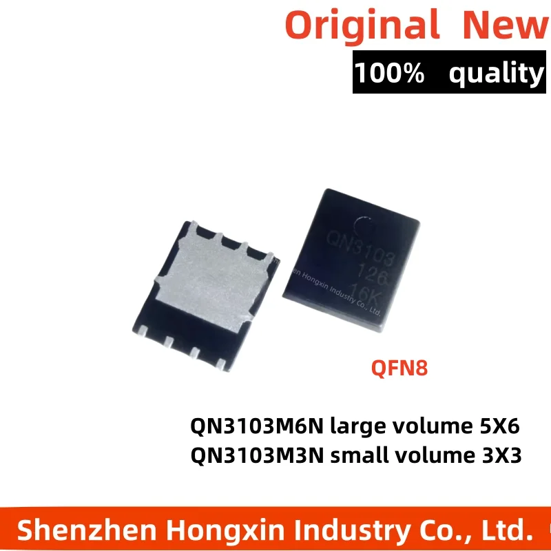 

(5-10piece)100% New QN3103 QN3103M3N QFN-8 Large volume small volume field-effect MOS transistor
