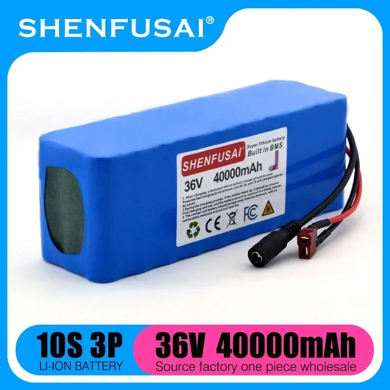 

36V18650 lithium-ion battery 10s3p 500W high-power and large capacity electric scooter with multiple plugs available+42V charger