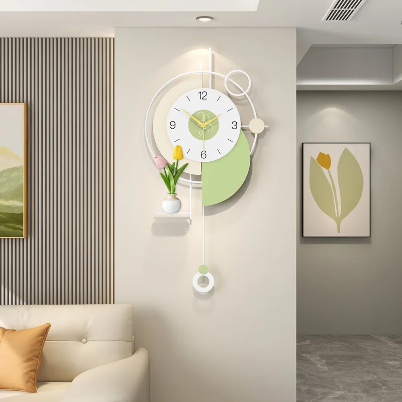 Premium Unique Wall Watch Youth Elegant Display Living Room Decor Wall Clock Luxury Aesthetic Modern Reloj Para Pared Home Decor