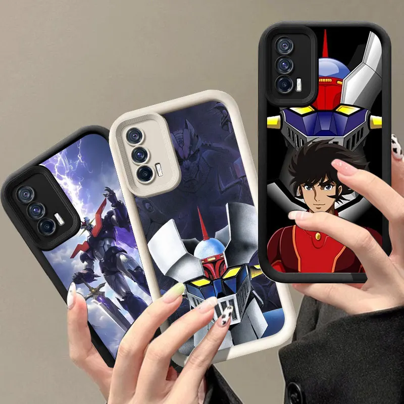 Mazinger Z Anime Phone Case For VIVO V30 X80 X90 X100 Pro V29 V40 Y100 Y02 Y17 Y22 Y76 S Y03 Y21 Y27 Y28 Y35 Y36 Y72 Y75 Y78