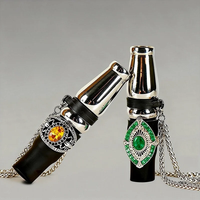 Arabic hookah personalized stainless steel strap neck chain suction nozzle Alphah spout hookah spout