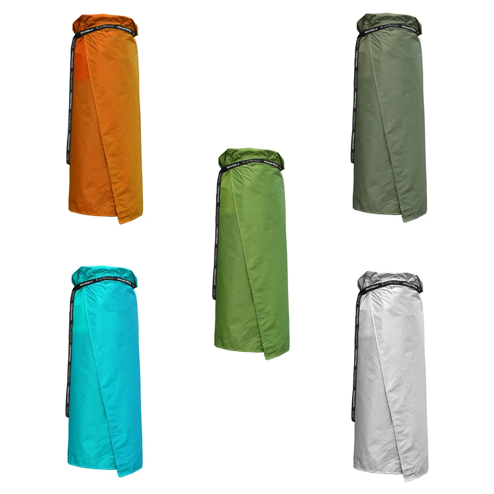 Half Body Rain Skirt Waterproof Rainwear Breathable Rain Kilt Lightweight Rain Gear for Camping Hiking Waterproof Raincoat Skirt