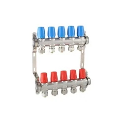 Radiant Heat Manifold, PEX Tubing Manifolds with Compatible Outlets, for Hydronic  Floor Heating(1/2