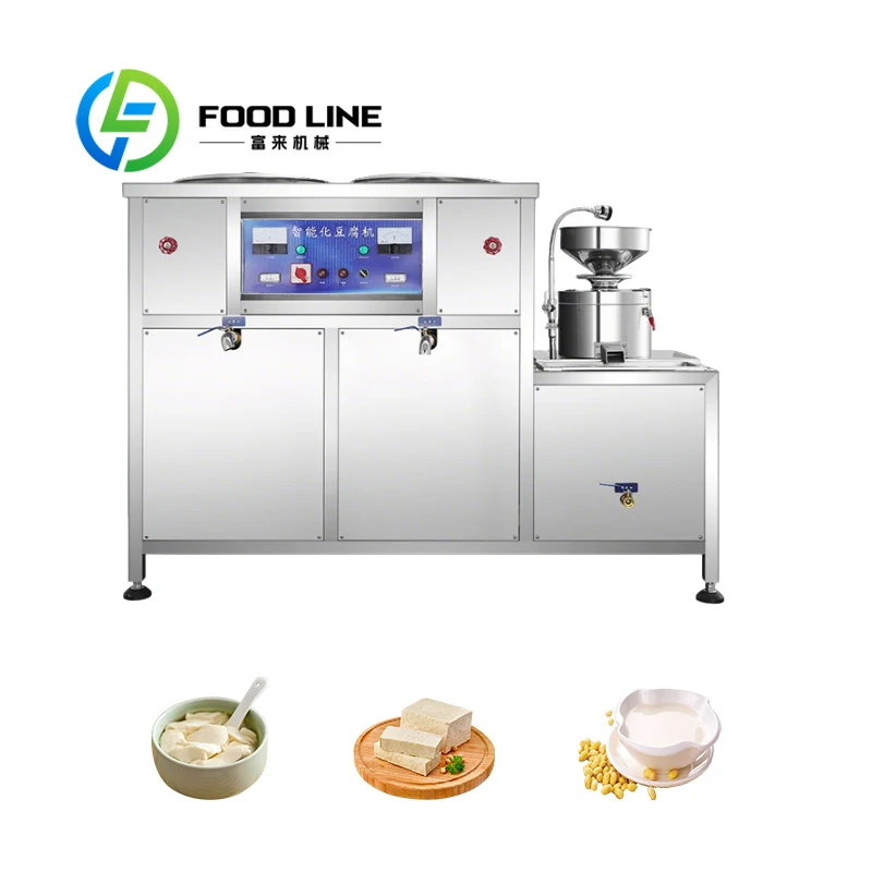 

Automatic Stainless Steel Tofu Machine - Soya Milk & Paneer Making Soy Milk Tofu Production Line
