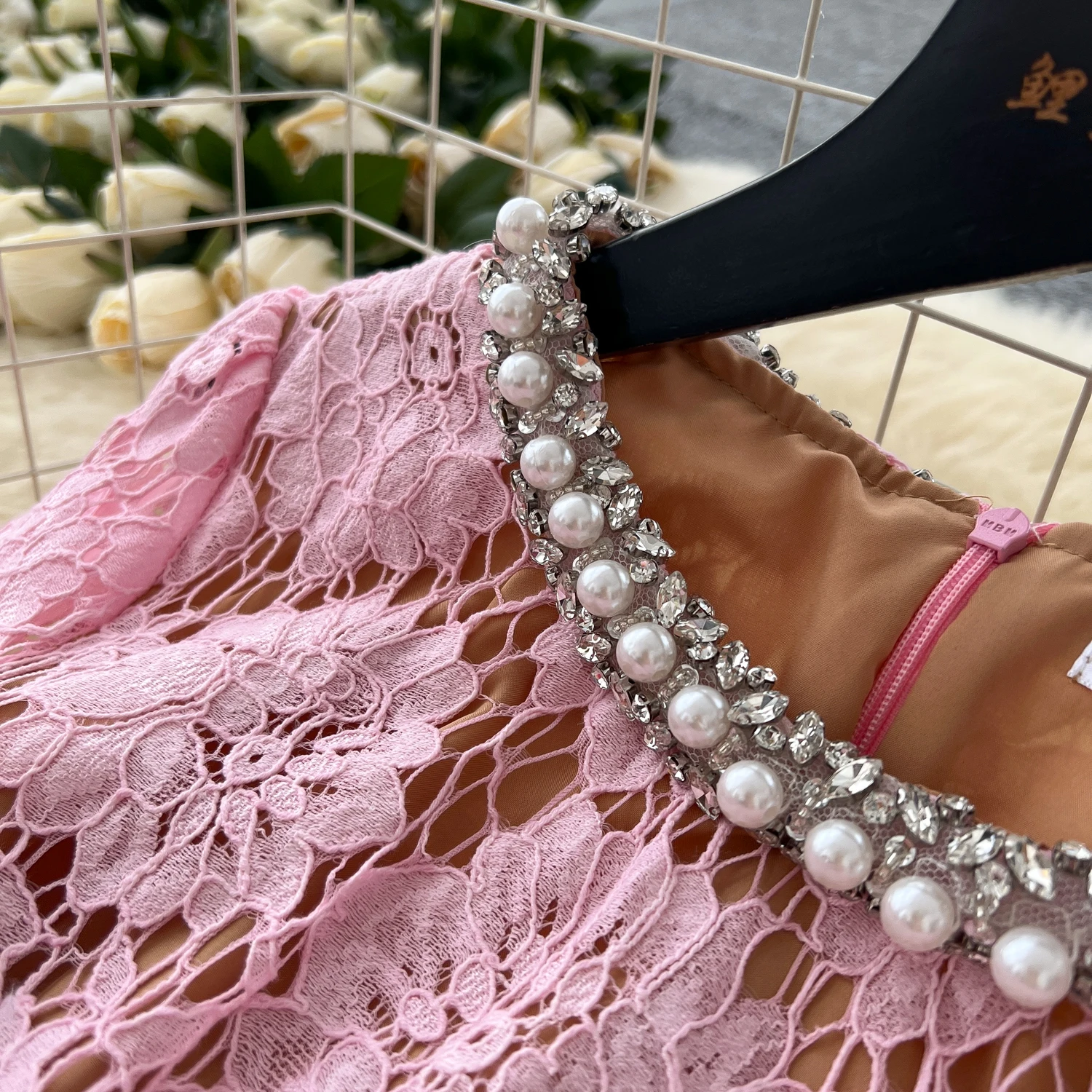 Chic vintage Sexy lace pencil dress Elegant Fairy korean fashion Boho Sundress women clothing Long dress