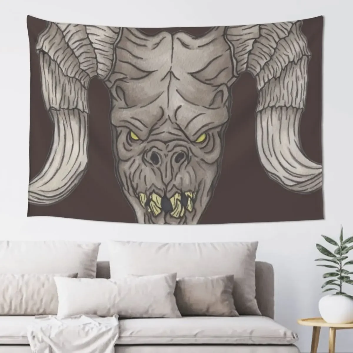 

Deathclaw Head. Tapestry House Decor Home Decoration Nordic Home Decor Tapestry