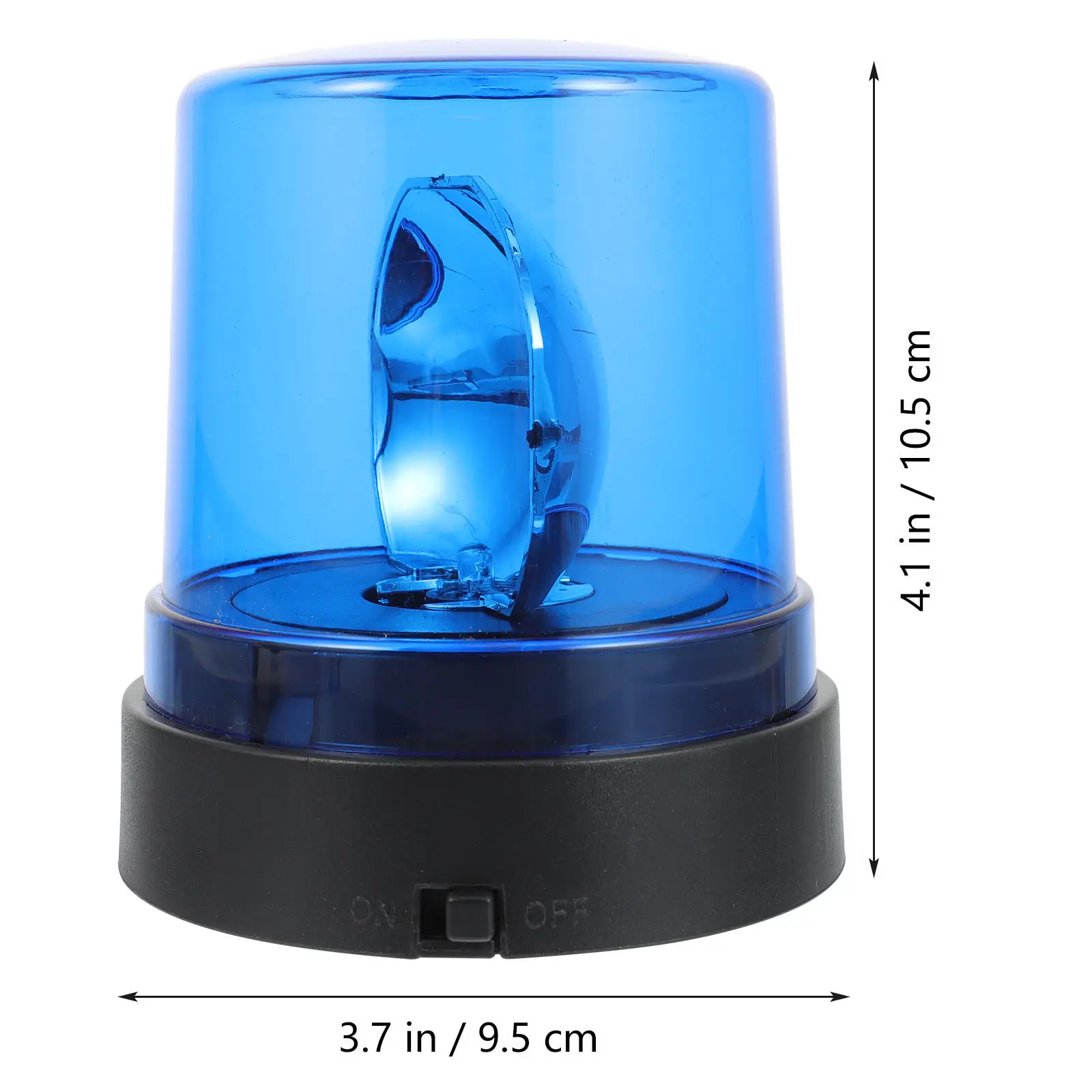 LED Warning Lamp Imitation Rotating Alarm Light Red Flashing Beacon Emergency Light for Police Role Play Decorative Alert
