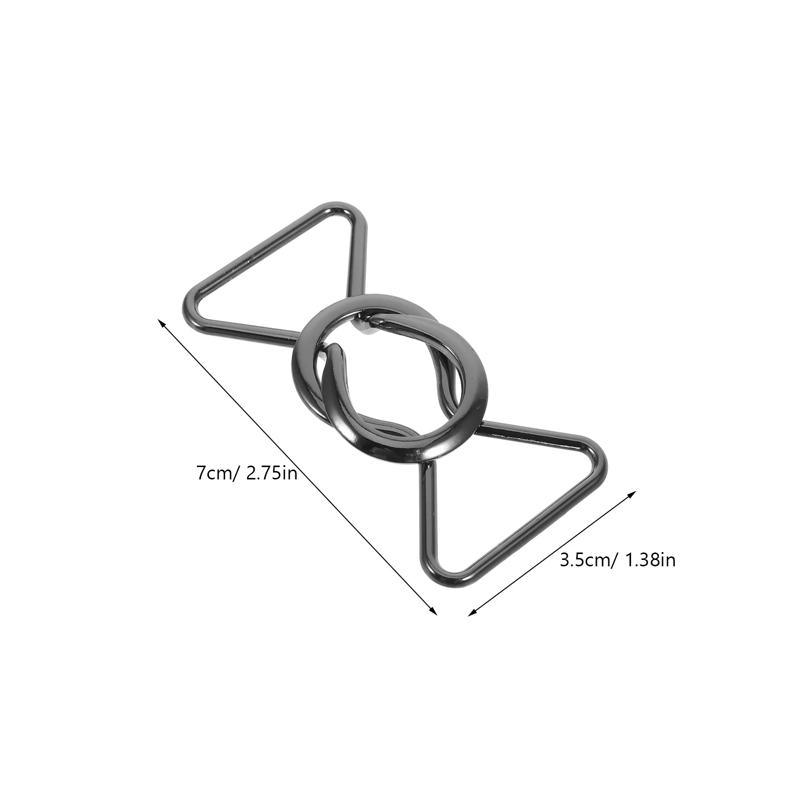 8 مشبك معدني متشابك DIY لاستبدال الحزام معاطف الملابس والاكسسوارات مشبك أجهزة الخياطة