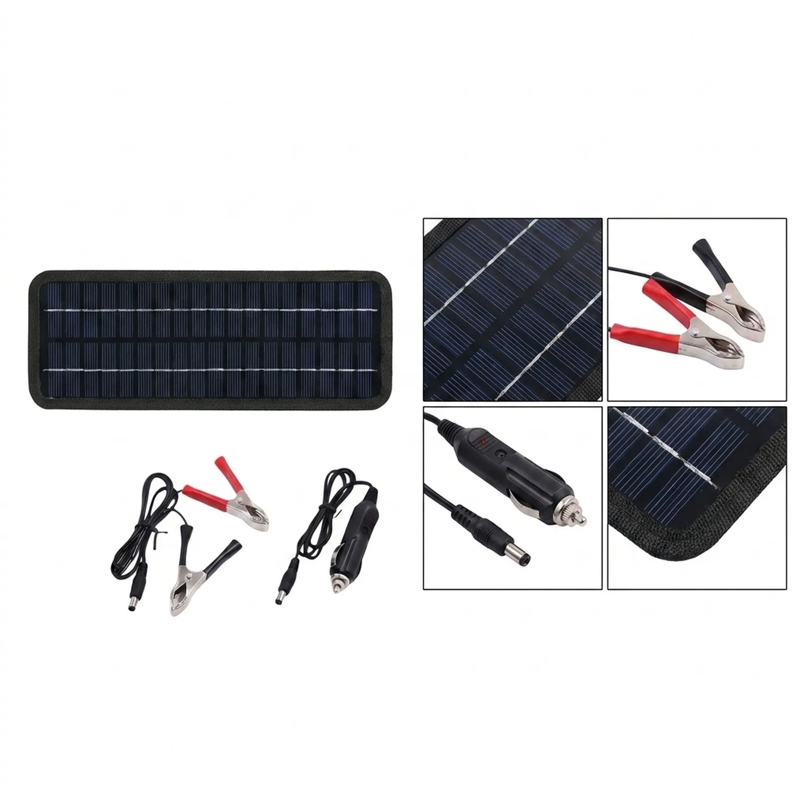 Efficient Battery Charger 12V Solar Charger Built-in Blocking Diode High Solar Efficiency For Battery Maintenance