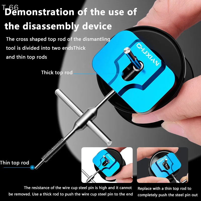 العالمي الصيد بكرة الكرة تحمل صيانة بكرة تفكيك وجع عجلة أداة إزالة بكرة تحمل دبوس مزيل