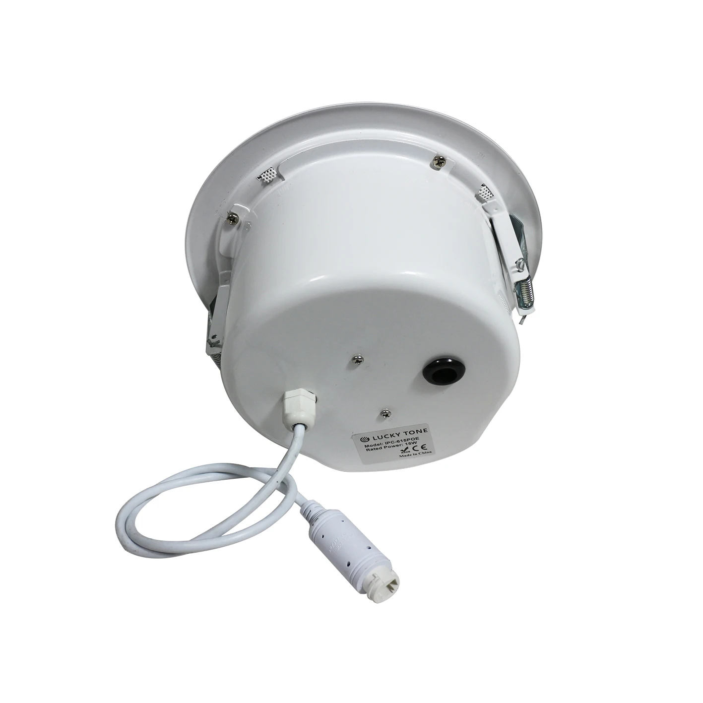 T RJ45 Voip SIP Network System Ceiling Speaker Paga System IP Loudspeaker Ceiling Speakers 15W For MP3/WMA/WAV