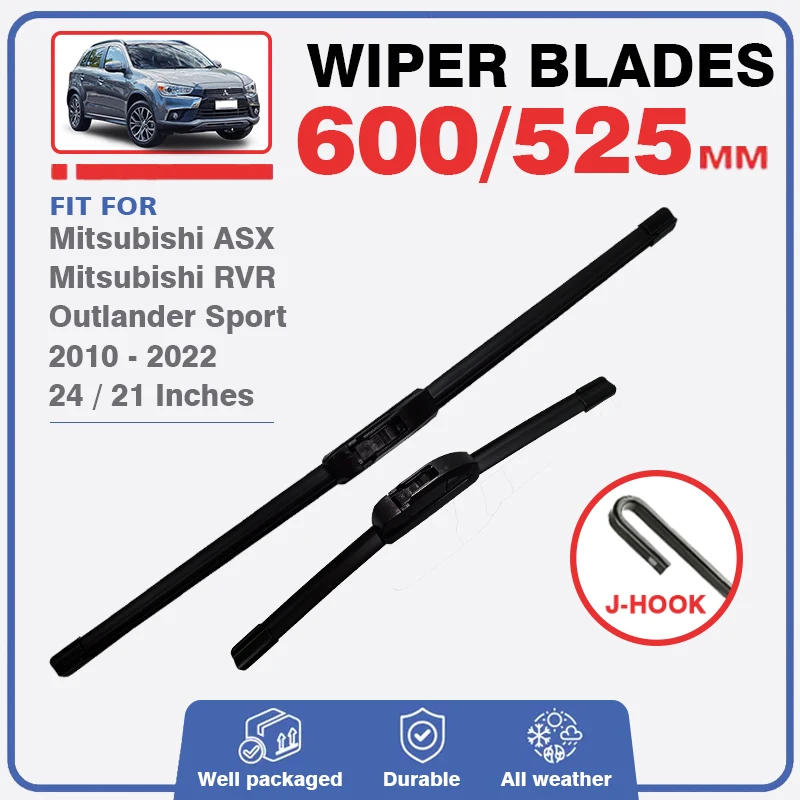 Front Wiper Blades For Mitsubishi ASX Mitsubishi RVR Outlander Sport 2010 - 2022 Windscreen Windshield Window Washer Accessories