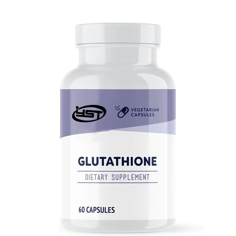 Glutathione capsules - natural immune support, antioxidants and detoxification supplements - gluten free, soy free, vegetarian