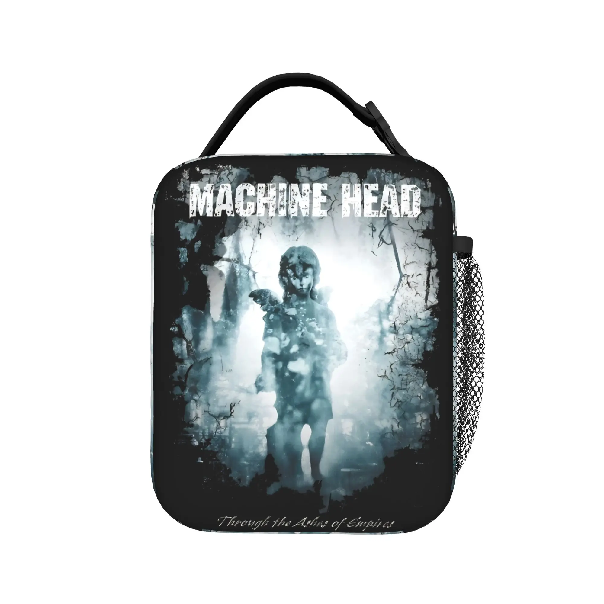 Machine Head Through The Ashes Of Empires Lunch Bag For Child  Designer Lunch Box Kawaii Travel Cooler Bag Oxford Tote Food Bags
