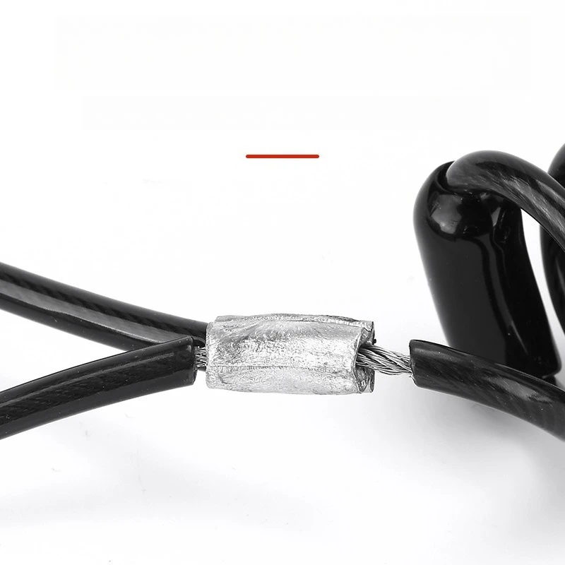 Helmet Motorcycle Disc Brake Lock, Anti-theft Spring Reminder Rope Creative Travel Wire Rope Waterproof Portable Alarm view 5