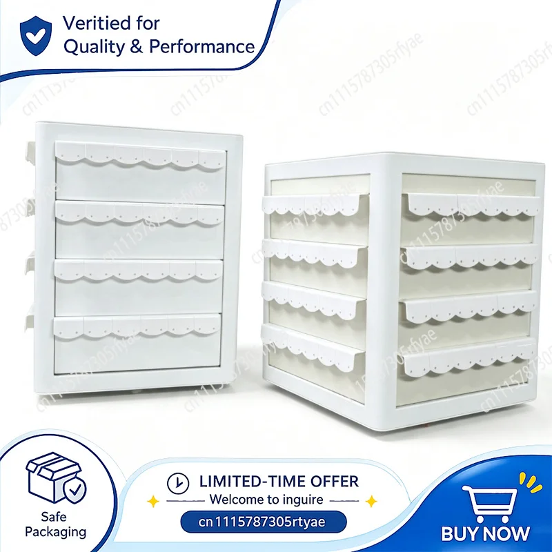 Rotating Jewelry Display Rack Acrylic Earring Stand Manual Electric Automatic Rotation Jewelry Organizer for Live Broadcast