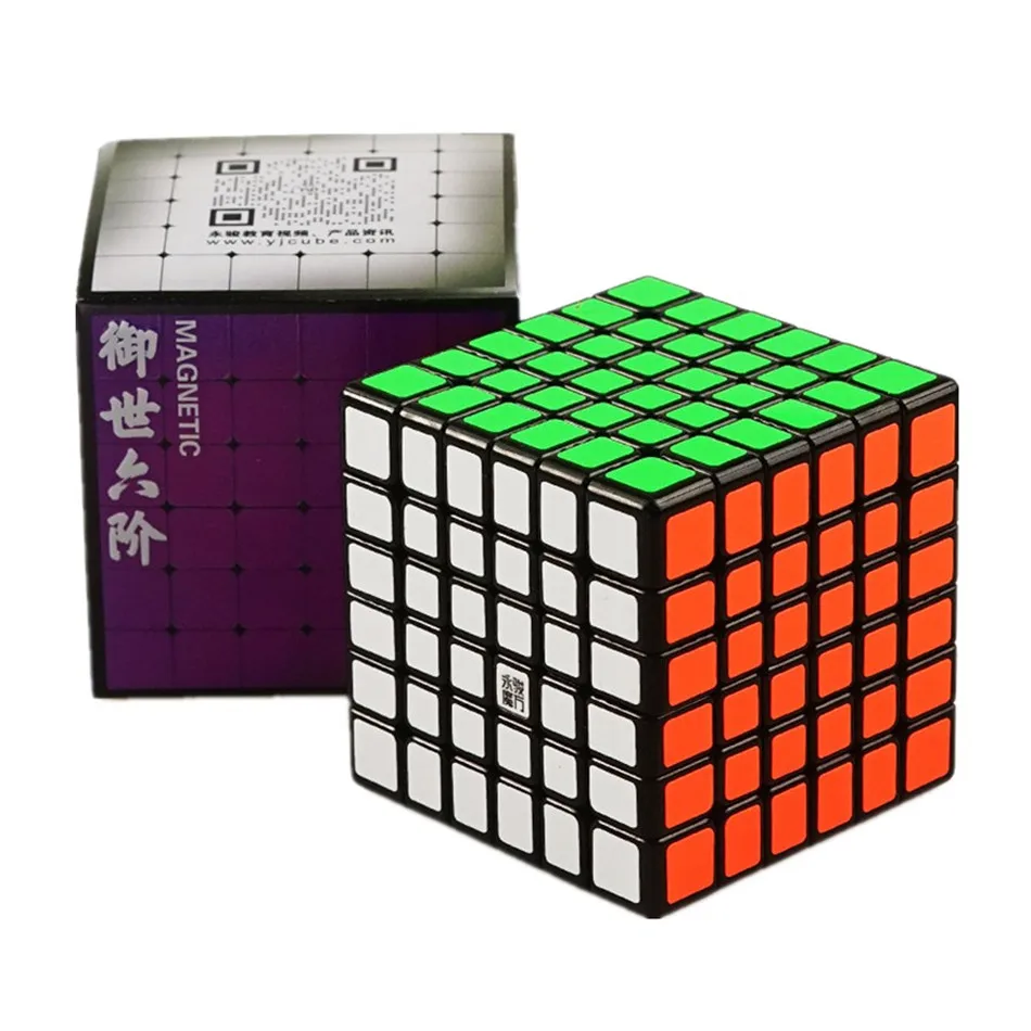 YJ Yushi Cubo de velocidade mágica magnética, Brinquedos profissionais, Brinquedos profissionais Fidget, V2 M Cubo Puzzle, V2M, 6x6x6x6