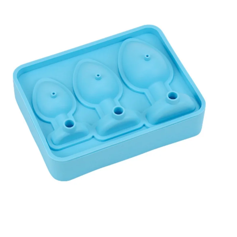 

Silicone Prank Butt Plug Shaped Mold Prank Ice Cube Mold Tray Fun Shape Ice Cube Molds for DIY Cake Chocolate Candy