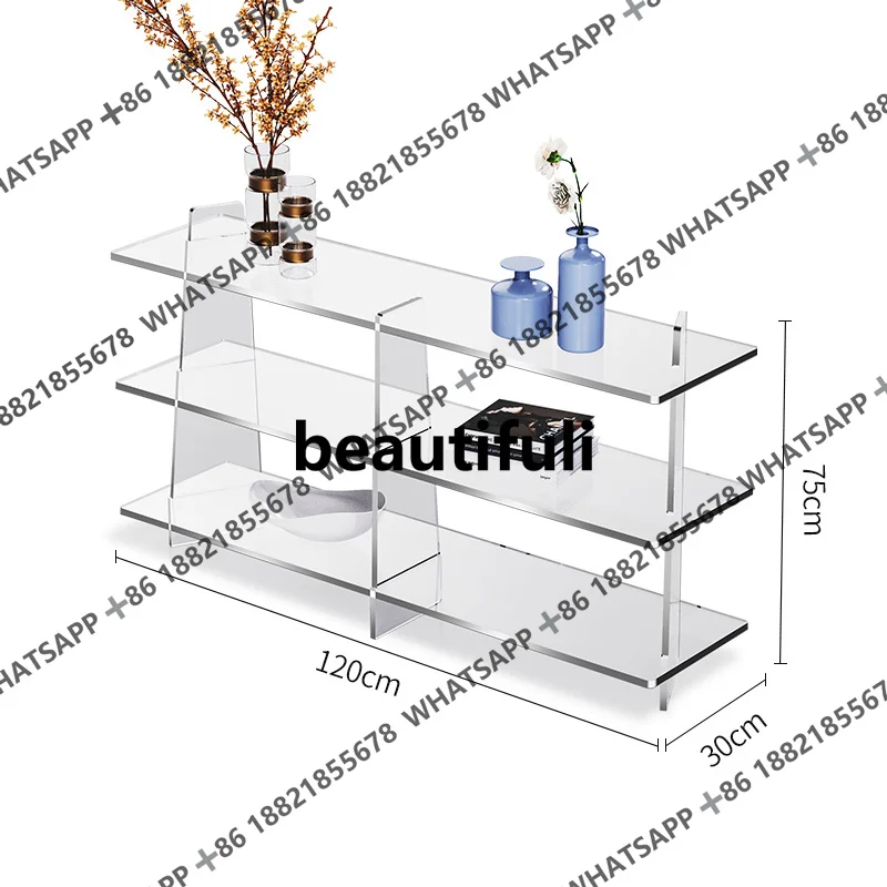 Modern simple bathroom, no punching, multi-layer shelves, living room porch cabinet floor storage display rack