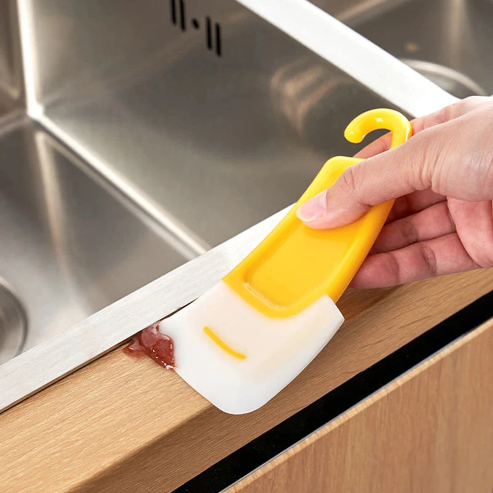Silicone Cleaning Scraper Easy To Clean Dish Cleaning Scraping Spatula Messy Pan Bowl Squeegee Kitchen Tools Kitchen Accessories