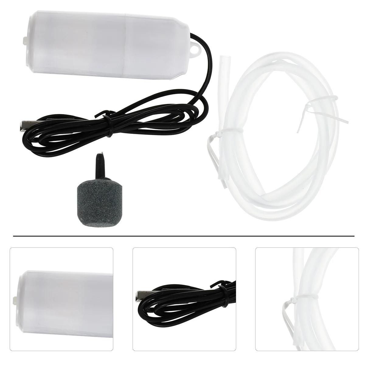

Portable Oxygen Pump USB Charging Aeration Air Pump for Fish Tanks and Aquariums Keeps Fish Activated Oxygen Generator
