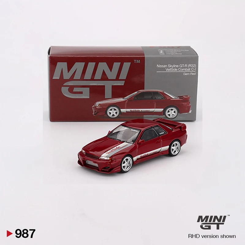 MINIGT 987 In Stock 1:64 Nissan Skyline GTR R32 VeilSide Combat