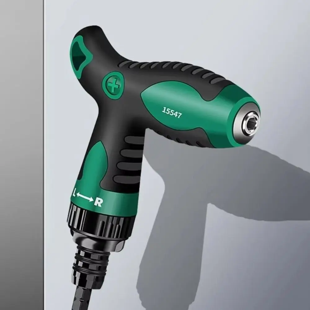 Insulated Handle Ratchet Handle Screwdriver Set Adjustable Telescopic Telescopic Screwdriver Set Slotted Double Head