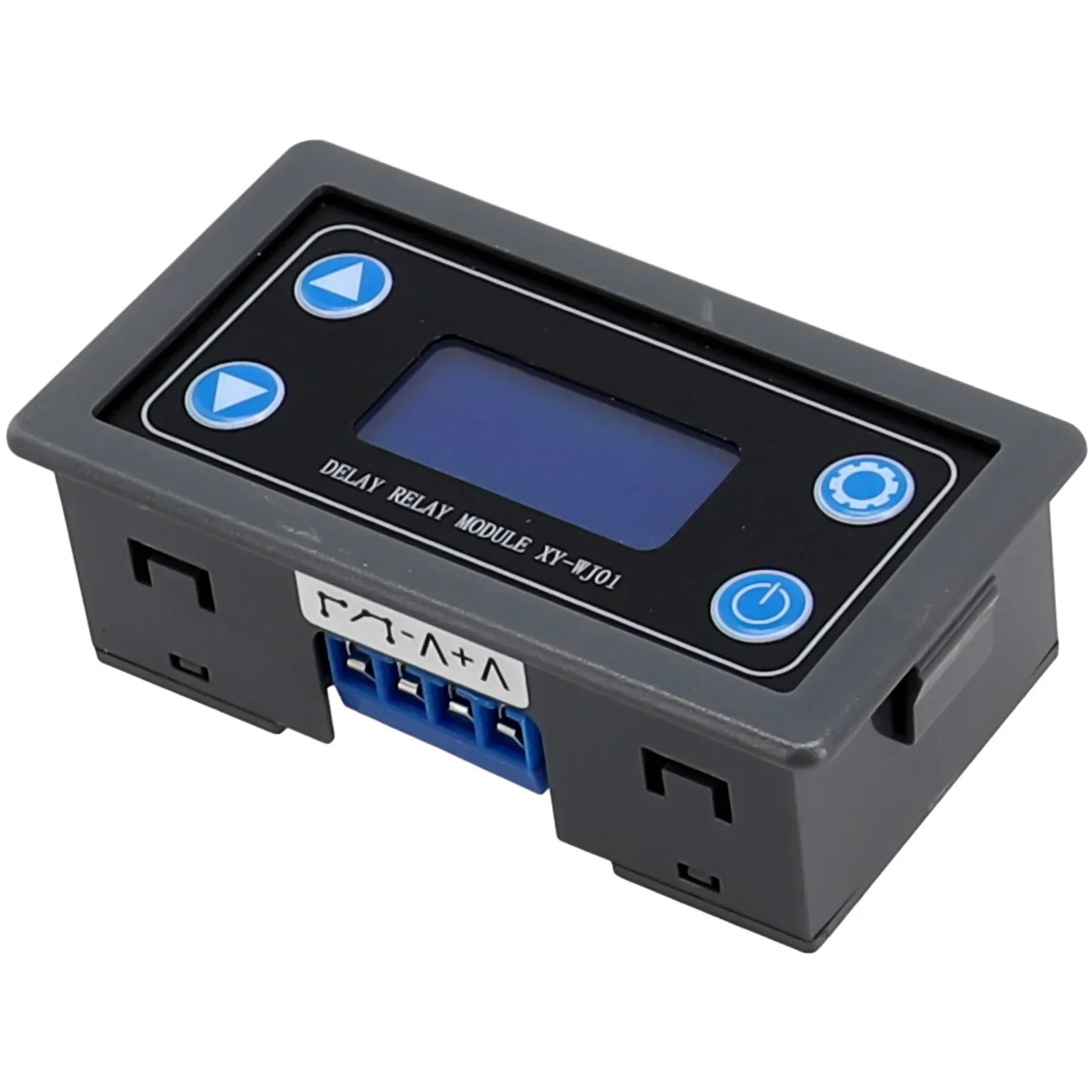 

LED Digital Delay Relay Controller Programmable Timing Module with Wide Voltage Range and Button Trigger Control