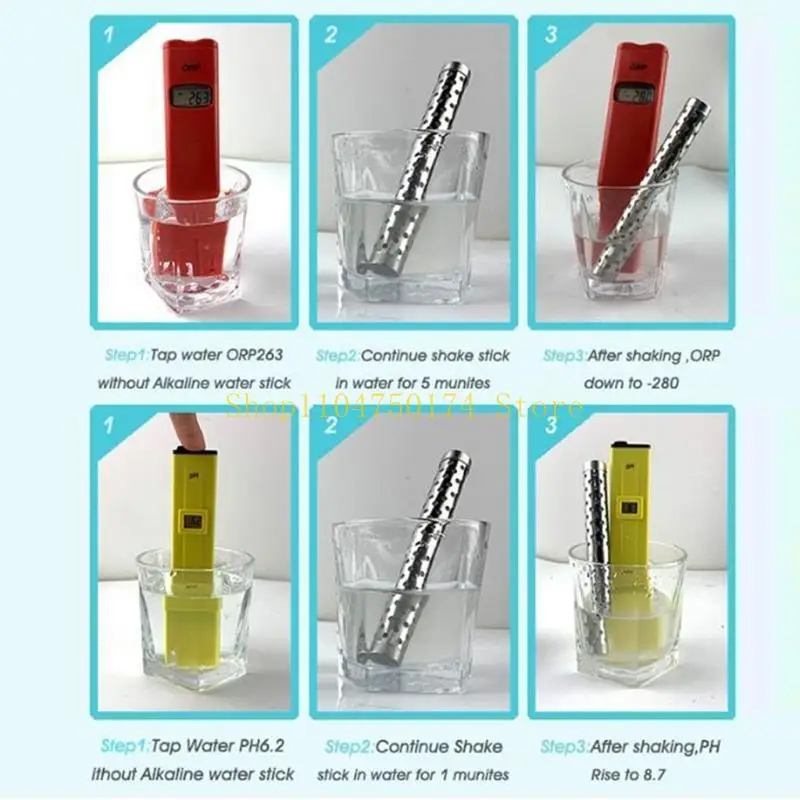 Alkaline Water Filter Sticks Portable Hydrogen Mineral Purifier Naturally Increases Levels Decreases ORP top sale