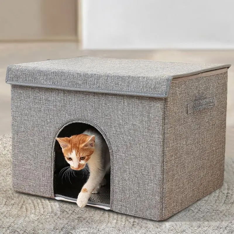 

Outdoor Cat Shelter Waterproof Outdoor Pet House Indoor Cat House Outside Cat Shelter Insulated Cat House With 12PCS Ice Packs