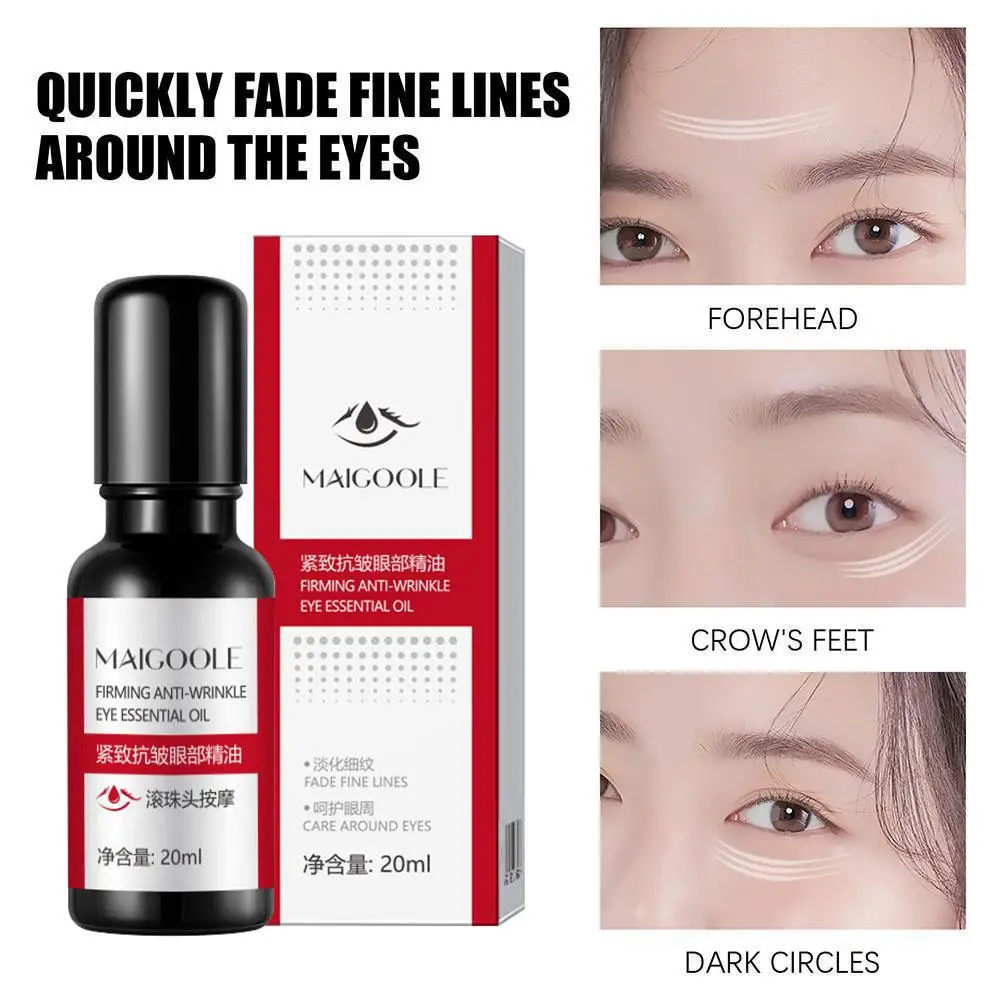 20ml Anti Wrinkle Eye Serum Firming Remove Dark Circles Aging Lift Line Puffiness Bag Anti Fade Reduce Eye Fine Improve Eye S9M8