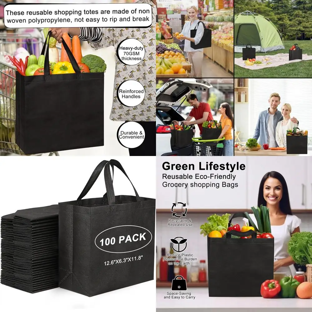 

Прочные нетканые сумки для покупок с усиленными ручками для оптового использования