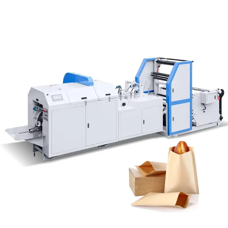 Picture 3: YG-400 Fully Automatic High Speed Standard V Bottom Paper Bag Making Machine High Quality Paper Bag Machine