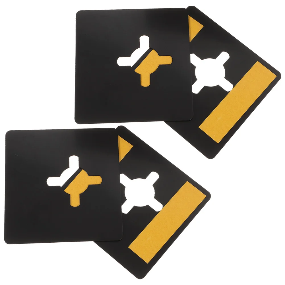 4 قطعة مقبض الباب تعزيز لوحات باب من الفولاذ المقاوم للصدأ ثقب غطاء لوحات قفل إصلاح الملحقات ديدبولت طقم تركيب #6