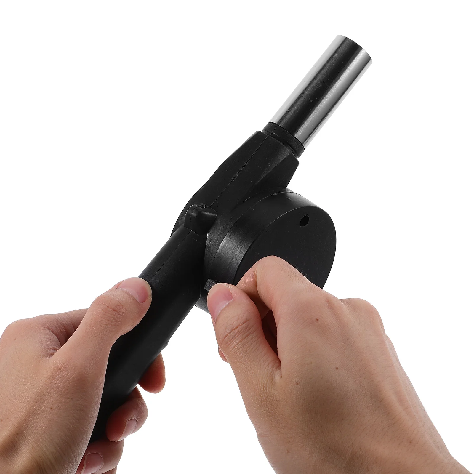 Portable Compact Hand Crank Fire Blower Manual Air Blower for Outdoor Bbq Camping Fire Lighting Grills Barbecue Fan