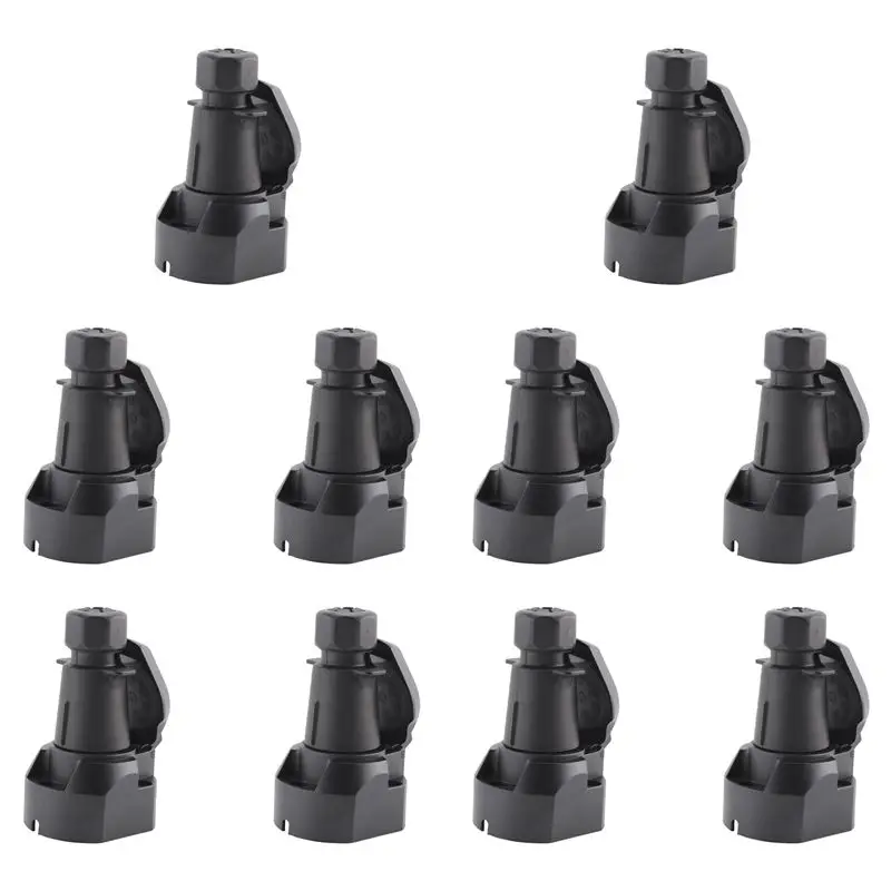 A48P-10X 7 Pin European Trailer Socket+Plug Tow Bar Connector Adapter For RV Truck Boat Caravans Transfer Signal Adapter 12V