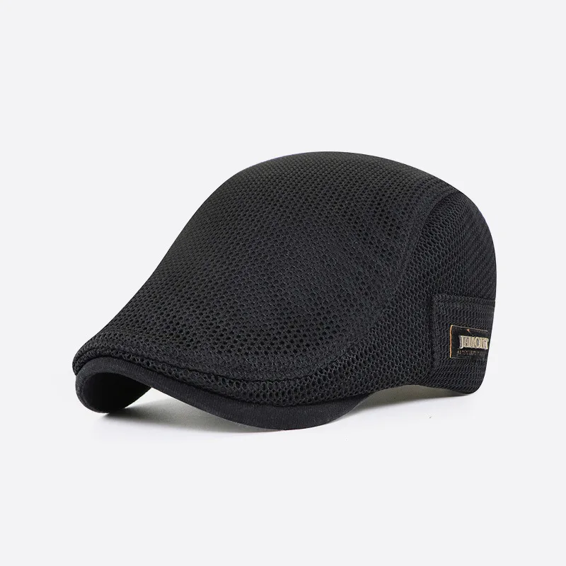 High Quality Men Mesh Breathable Beret Spring Thin Sun Protection Cotton Baseball Cap Male Classic Sunshade Hat Summer Women