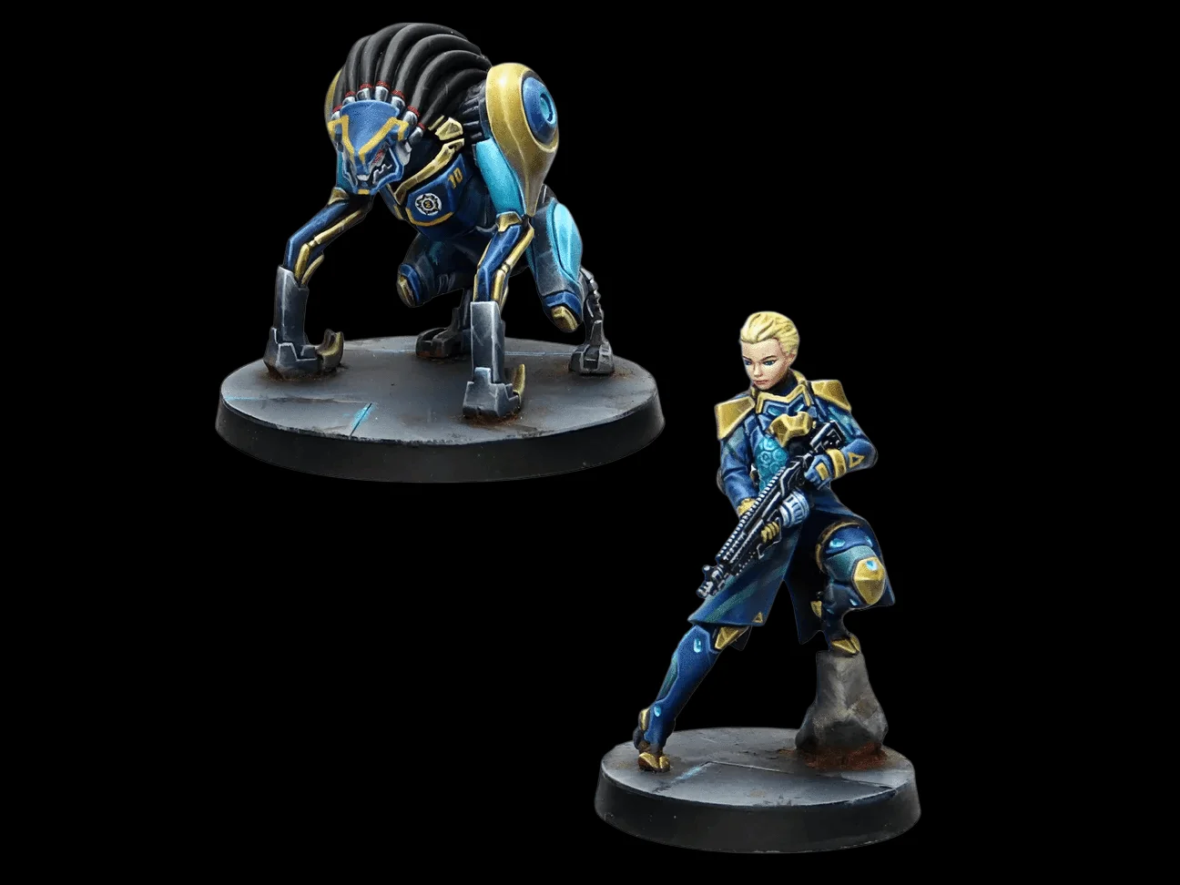 High Quality Casting Resin Model Assembly Kit, Team Sirius, Unpainted (including Base)