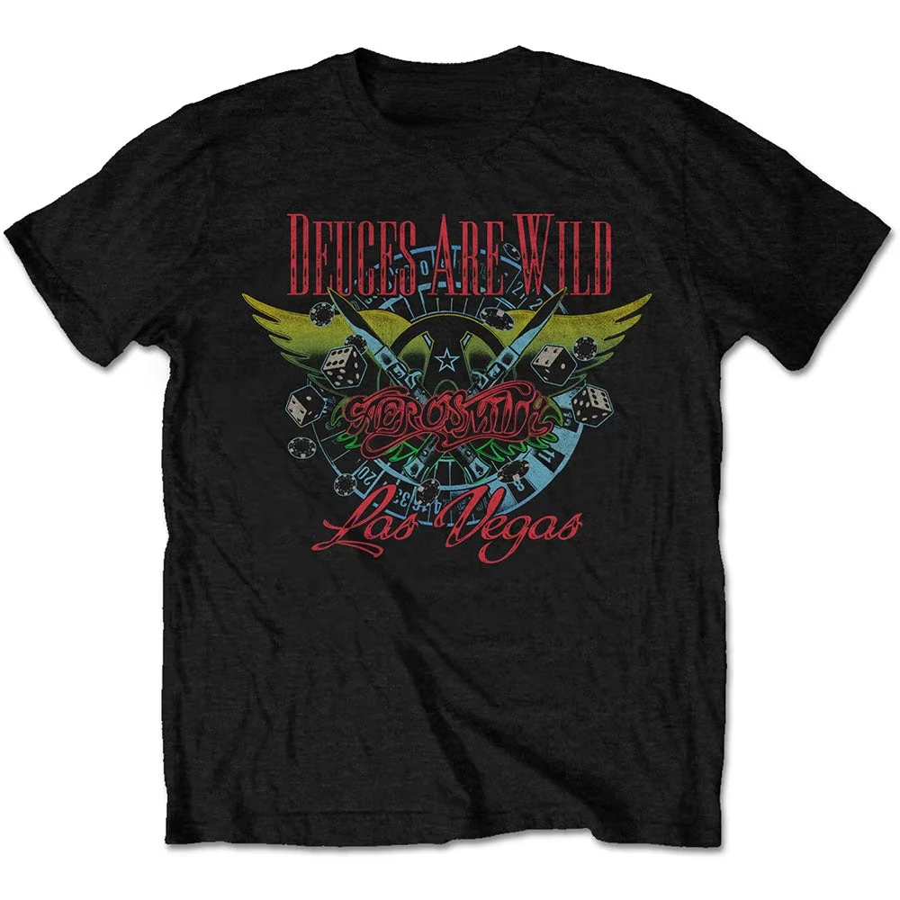 Camiseta con Logotipo Vintage de Aerosmith 2026, Camiseta Gráfica de Algodón para Hombre y Mujer, Ropa Urbana de Verano