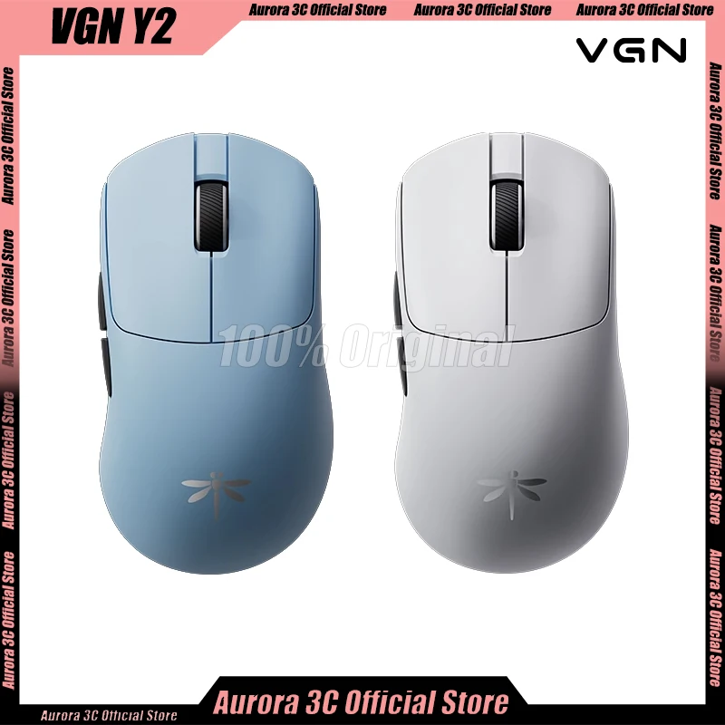 

VGN Fly Dragon Y2 Pro Mouse Tri Mode Wireless Mouse Paw3395 8000Hz Lightweight Paw3950 Low Delay Gaming Mice Accessories For FPS