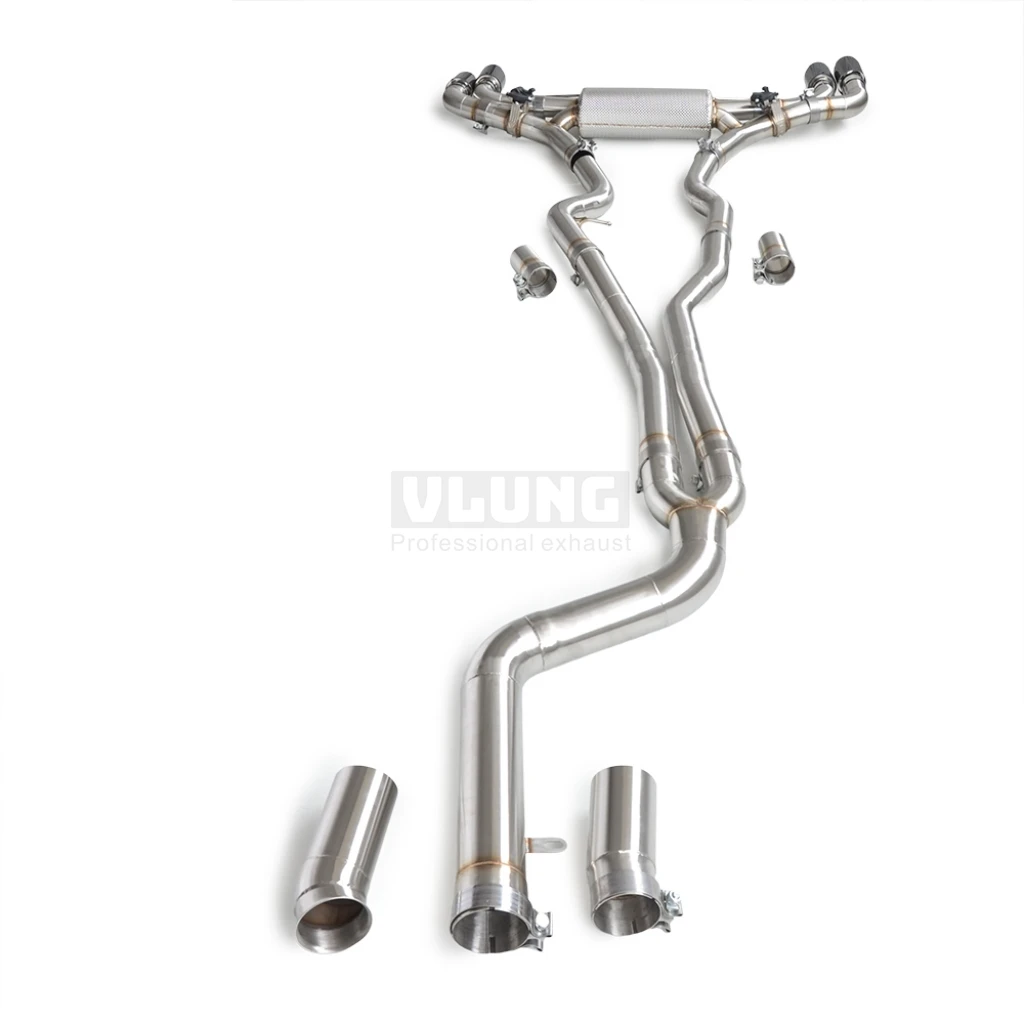 Smart Valve Cat-Back Exhaust Pipe for BMW M440/M440i 3.0T 2019-2023 Factory Direct Perfect Installation  Racing Parts